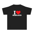 Youth T-Shirt - I  Microplastics Graphic Tee (Kids Eco Awareness Shirt)