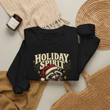 Funny Raccoon Christmas Sweatshirt – Holiday Spirit, Questionable Decisions