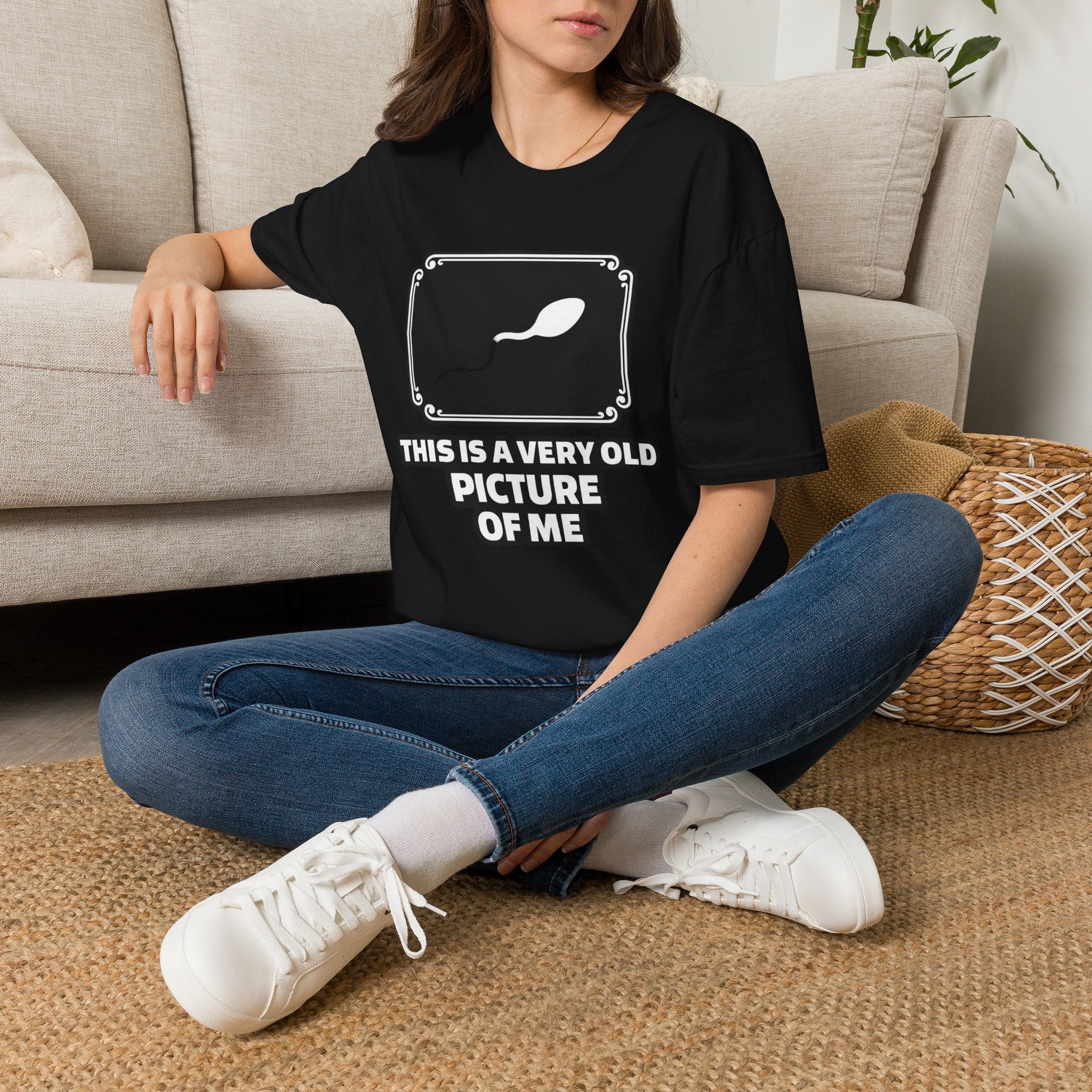 This Is A Very Old Picture Of Me - Funny Unisex Graphic T-Shirt