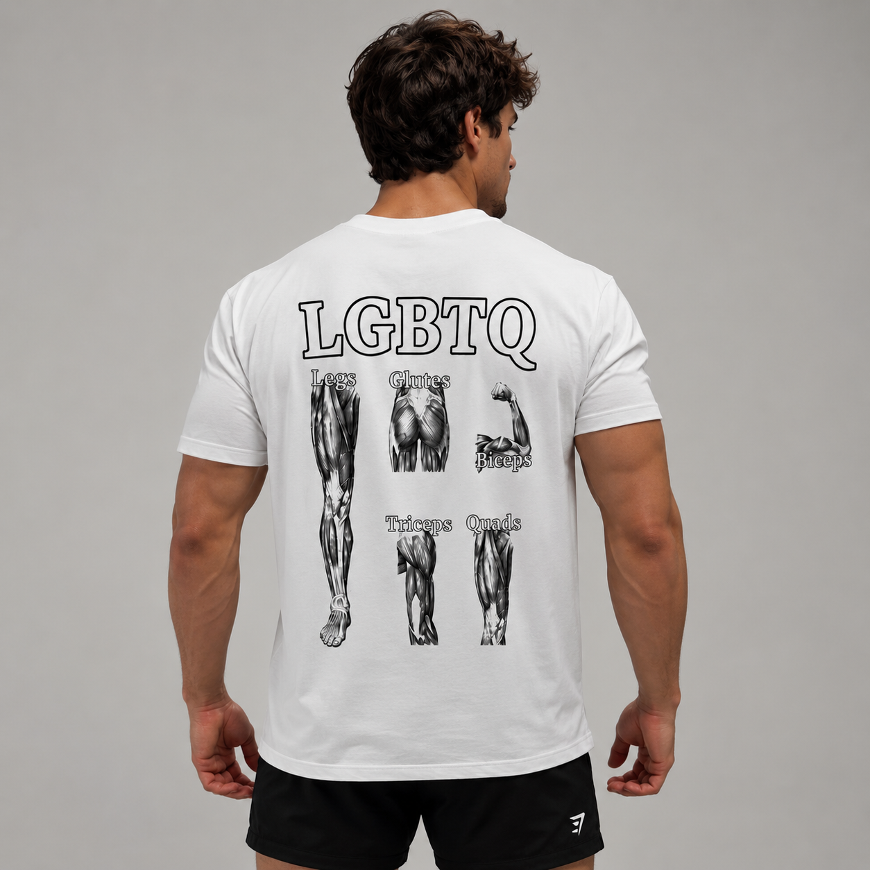 LGBTQ GYM HUMOR FUNNY UNISEX GRAPHIC T-SHIRT